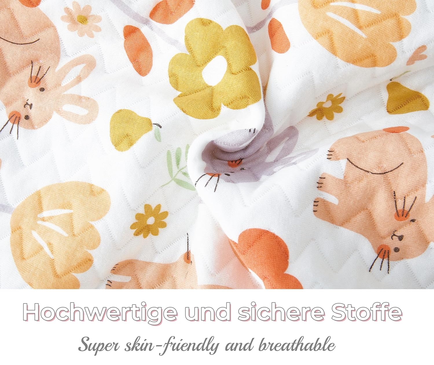 Thumbnail 5 de Chilsuessy Baby Schlafsack mit Füßen 1.5 Tog – Ganzjahresmodell, 100% Baumwolle, Größen 70–100 cm