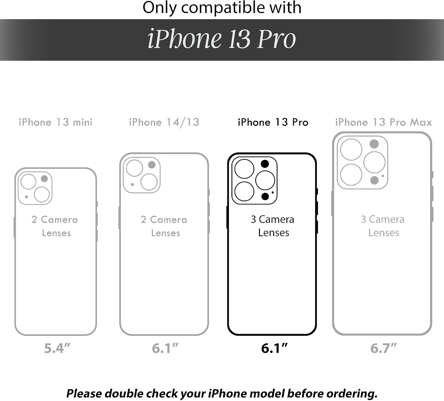 Thumbnail 5 de COCOMII Rectangle Case for iPhone 13 Pro – Ivory Tortoiseshell