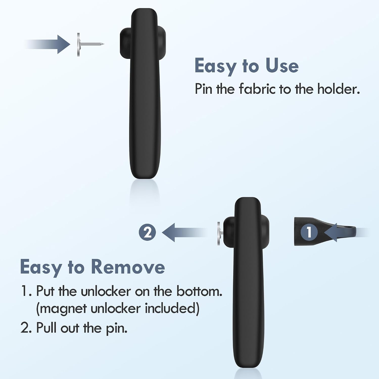 Thumbnail 5 de lulaven Airtag Holder for Kids Hidden 2 Pack with Magnetic Lock Pin