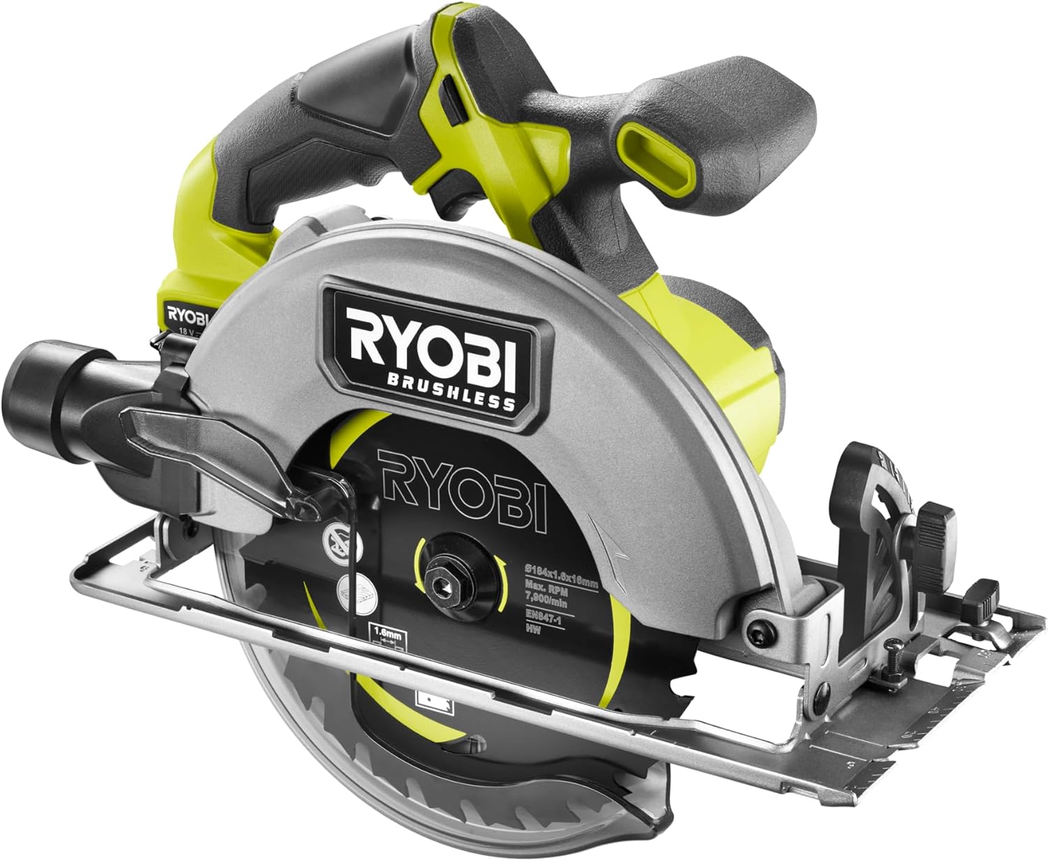 Detalle 1 de Ryobi R18CSP-0 18V ONE+ circular saw 150mm