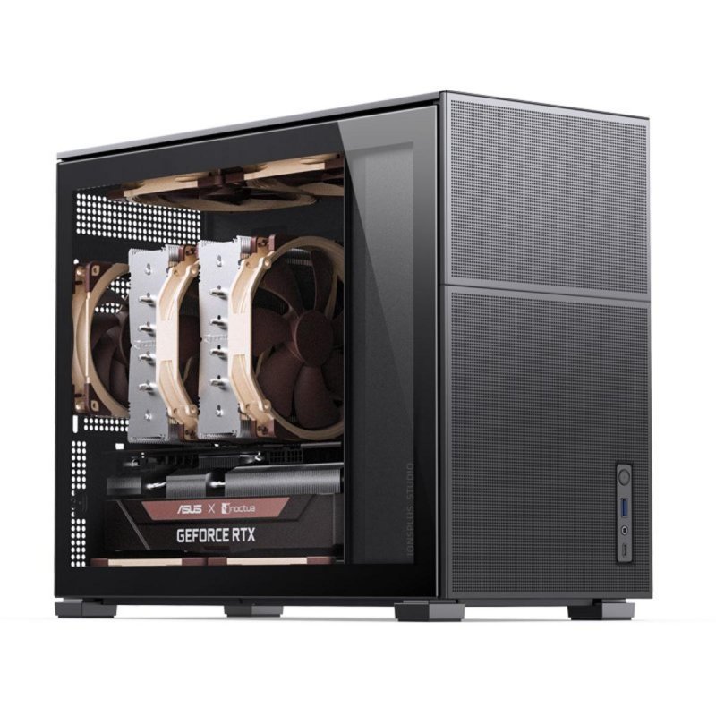 Thumbnail 3 de Jonsbo D31 Mesh negra con ventana de vidrio templado (micro ATX/ITX/DTX) y USB-C