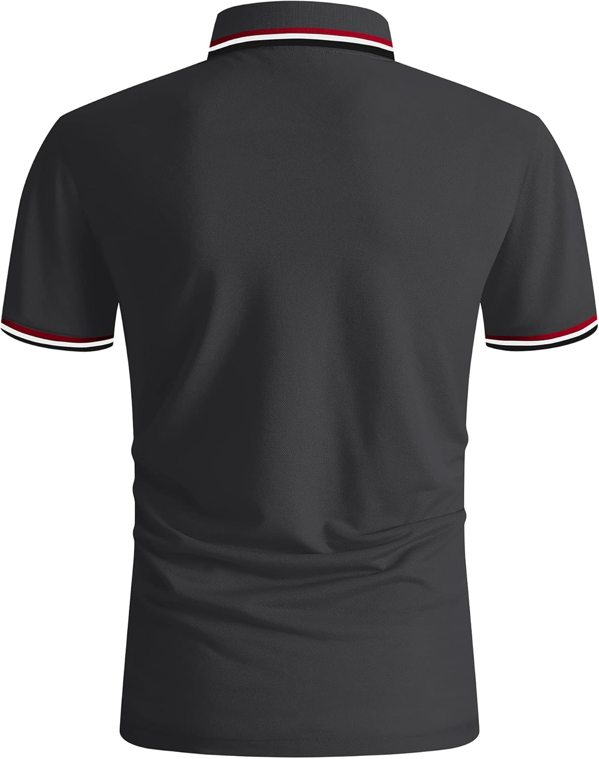 Detalle de SwissWell Polohemd Herren Kurzarm – atmungsaktives Sport-Poloshirt mit 4-Wege-Stretch