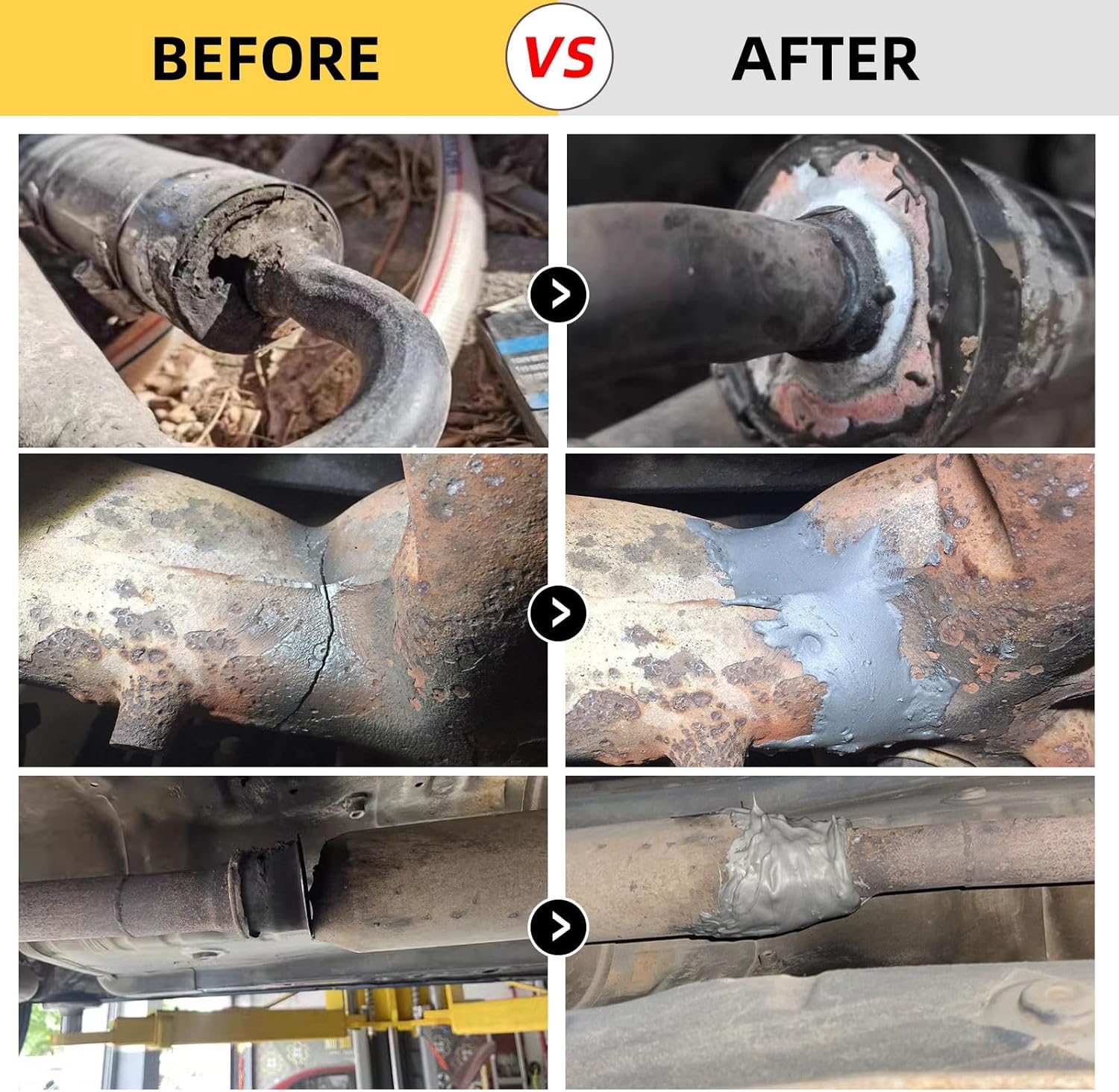 Thumbnail 4 de LOCBONDSO Exhaust Repair Kit up to 1100°C – exhaust sealant paste for cars and motorcycles