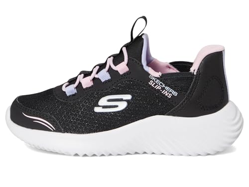 Thumbnail 9 de Skechers Bounder Simple Cute Slip-In, zapatillas deportivas negras con cordones elásticos, talla 34 EU