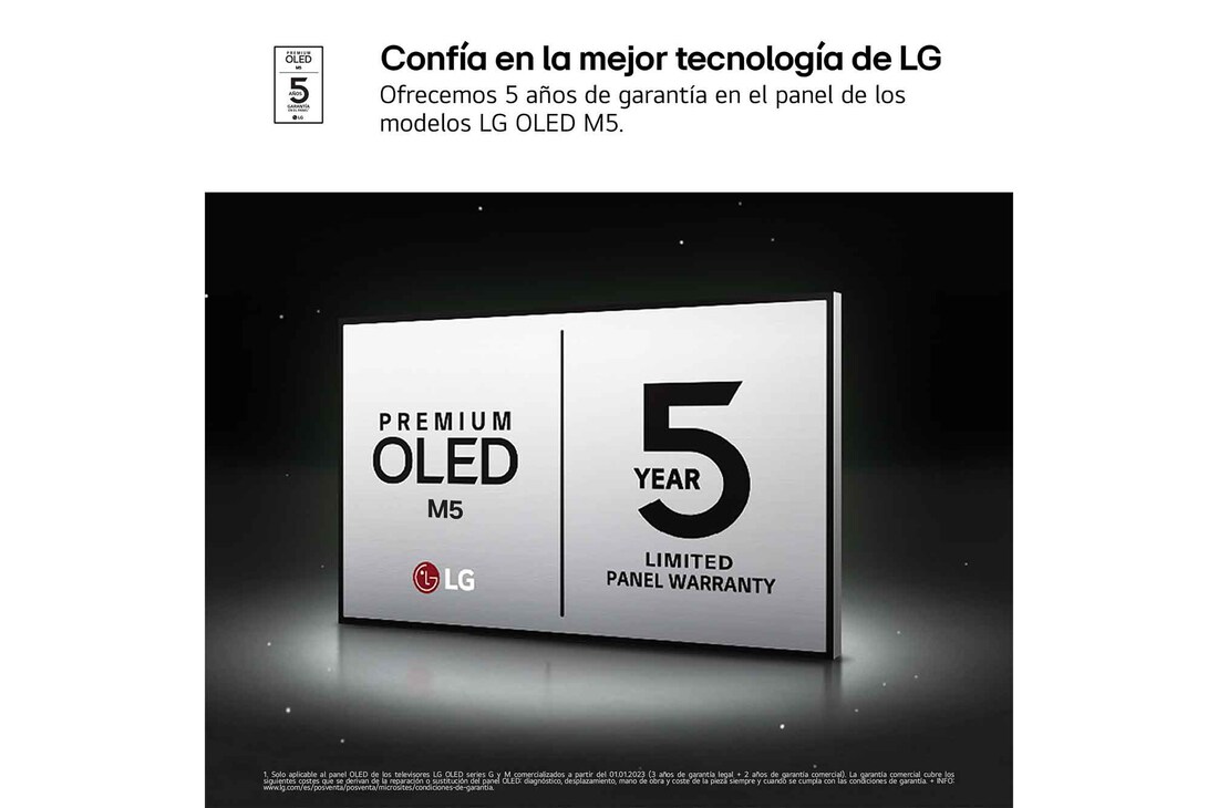 Thumbnail 2 de LG OLED97M59LA Smart TV OLED evo AI M5 97" 4K 2025