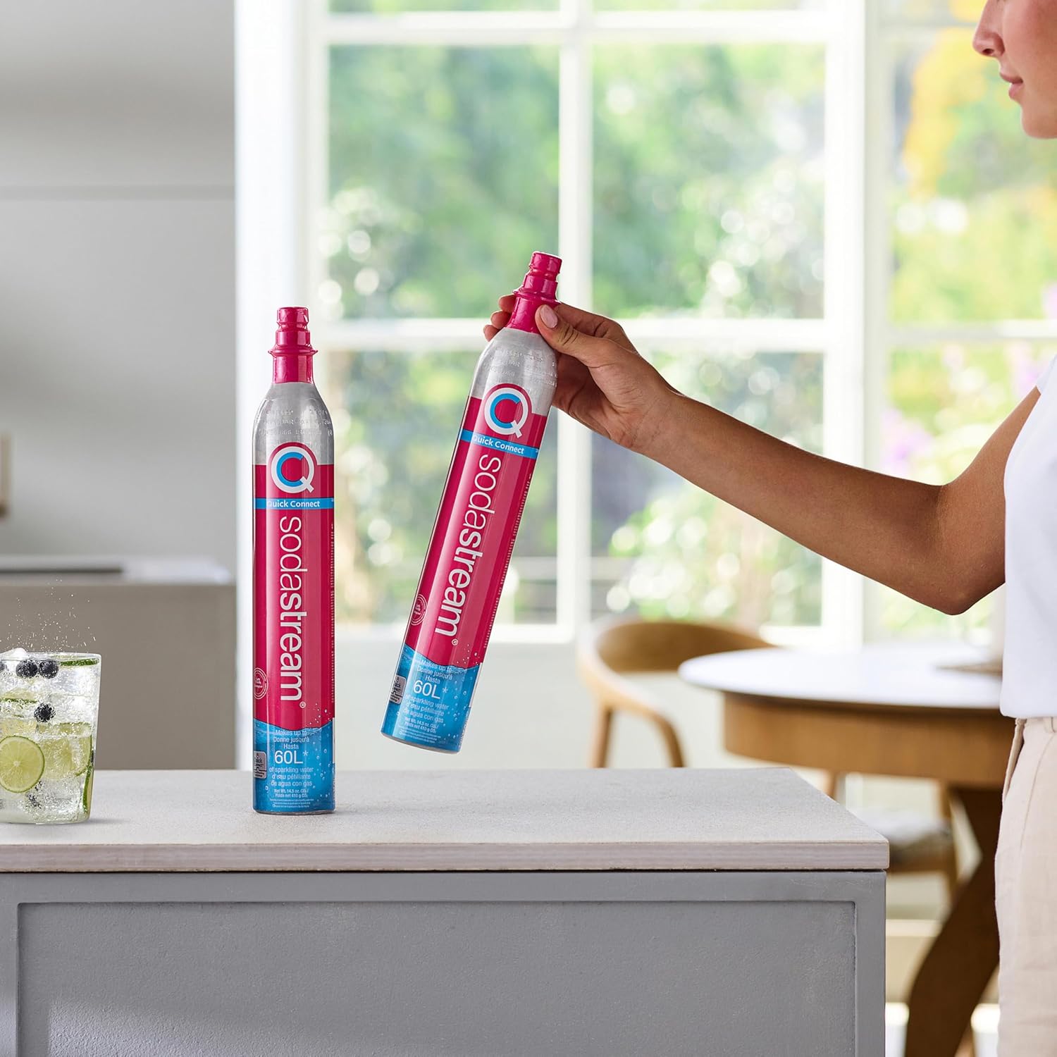 Thumbnail 4 de SodaStream Cilindro 60 L Rosa Terra DUO
