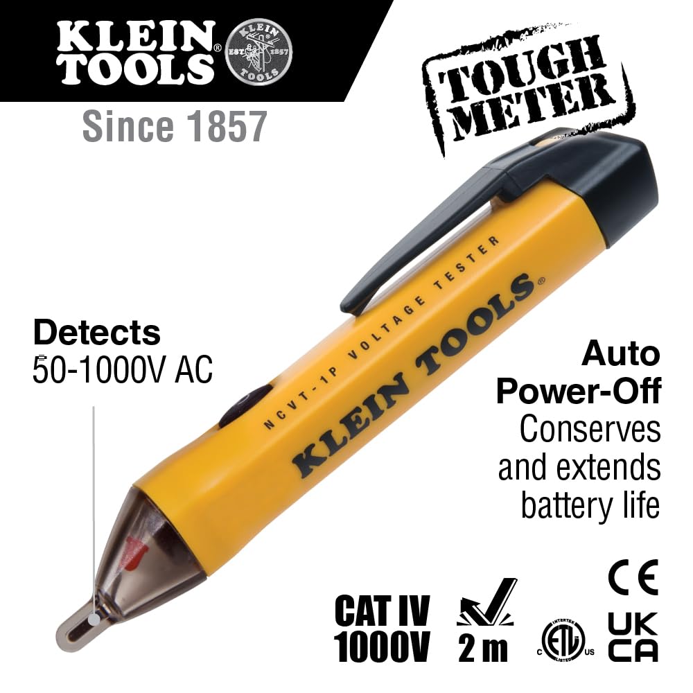 Detalle 2 de Klein Tools NCVT1P Non-Contact Voltage Tester Pen, 50–1000V AC