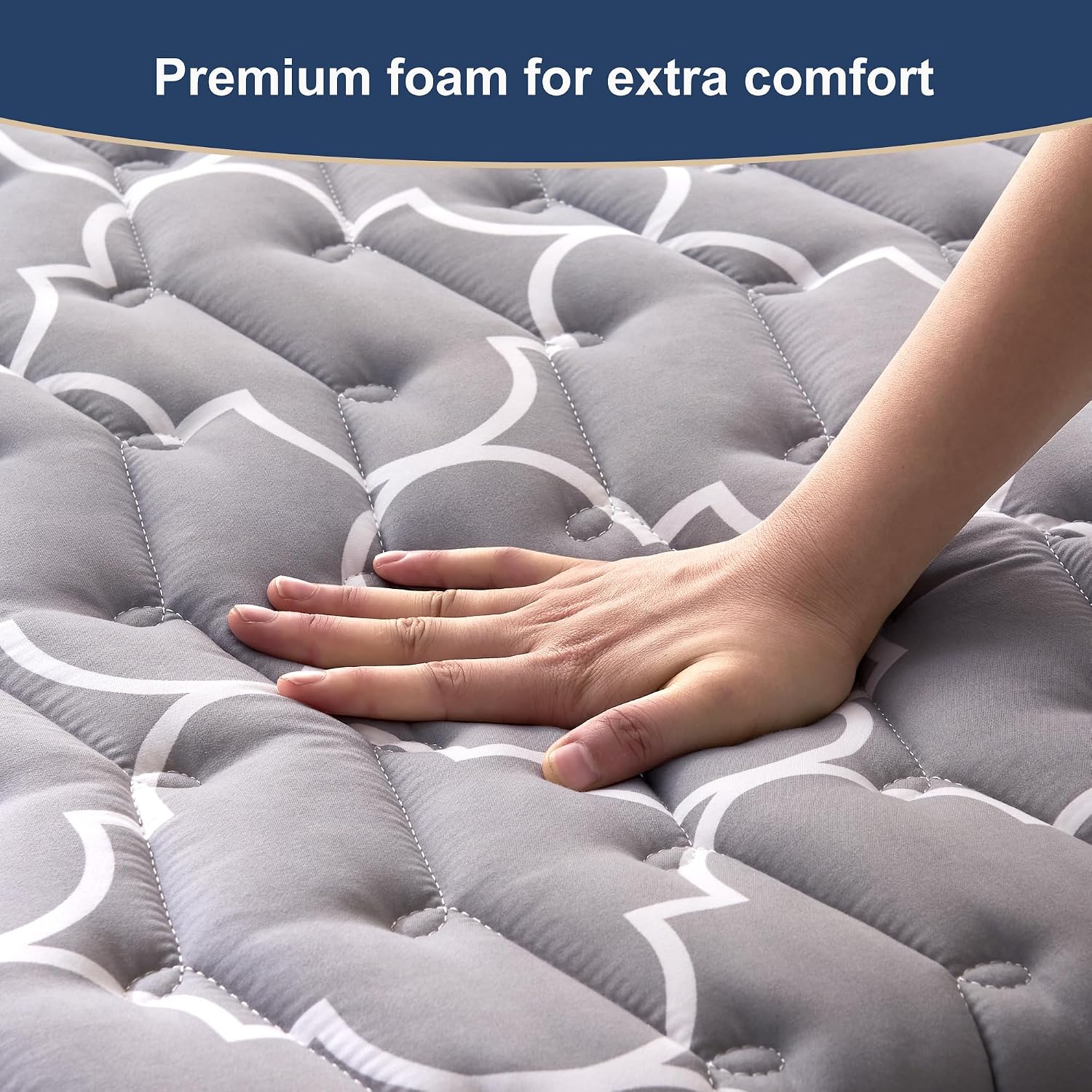 Thumbnail 4 de Vibe bear MTTM-01 Japanese Futon Floor Mattress, Full Size, 3.2-Inch