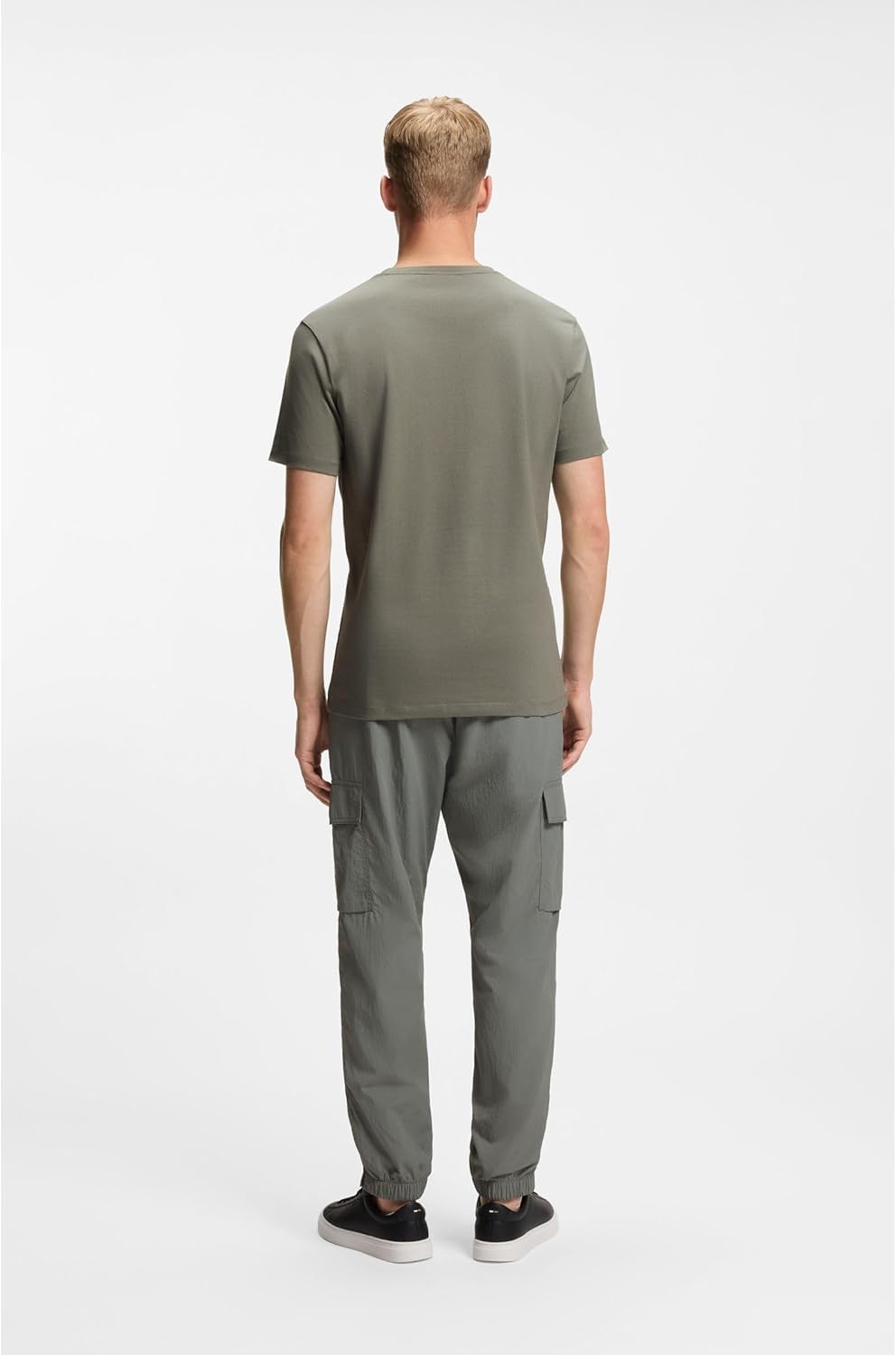 Thumbnail 3 de BOSS Herren Tales Relaxed-Fit T-Shirt aus Baumwoll-Jersey mit Logo-Aufnäher
