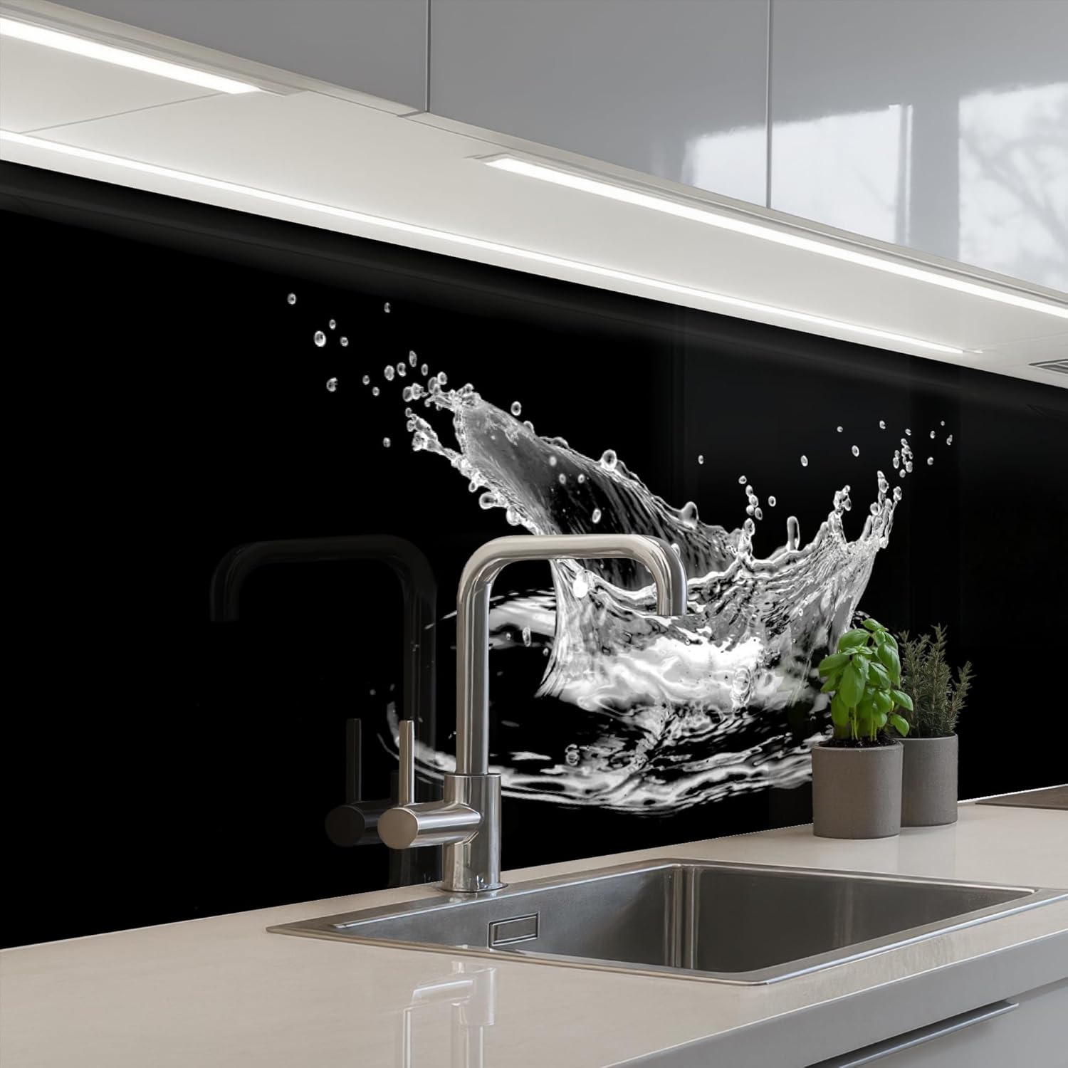 KitchenYeah Küchenrückwand 60x200 cm – selbstklebend, wasserabweisend und hitzebeständig