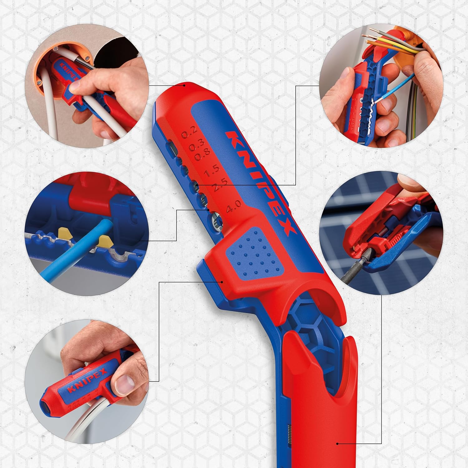 Detalle 2 de KNIPEX ErgoStrip PV 135 mm