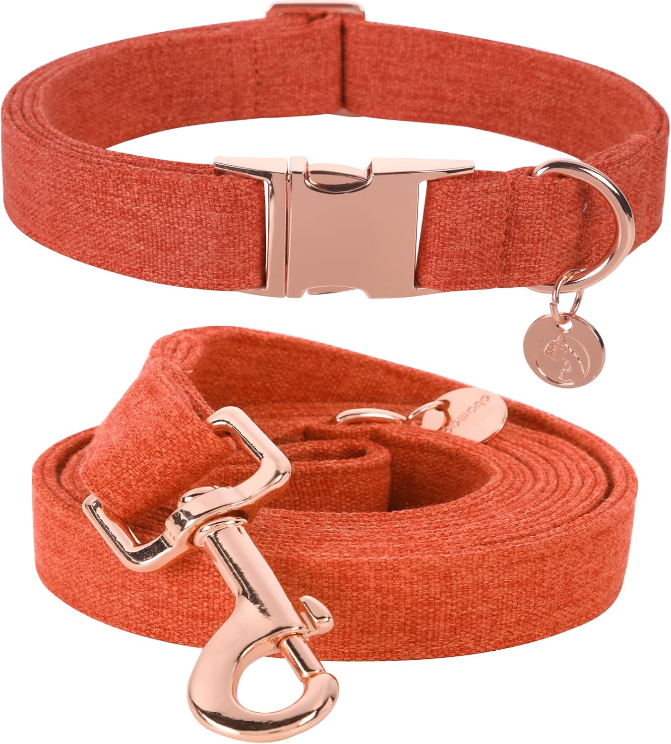 Thumbnail 5 de DOGWONG Dog Collar and Leash, Cotton and Linen