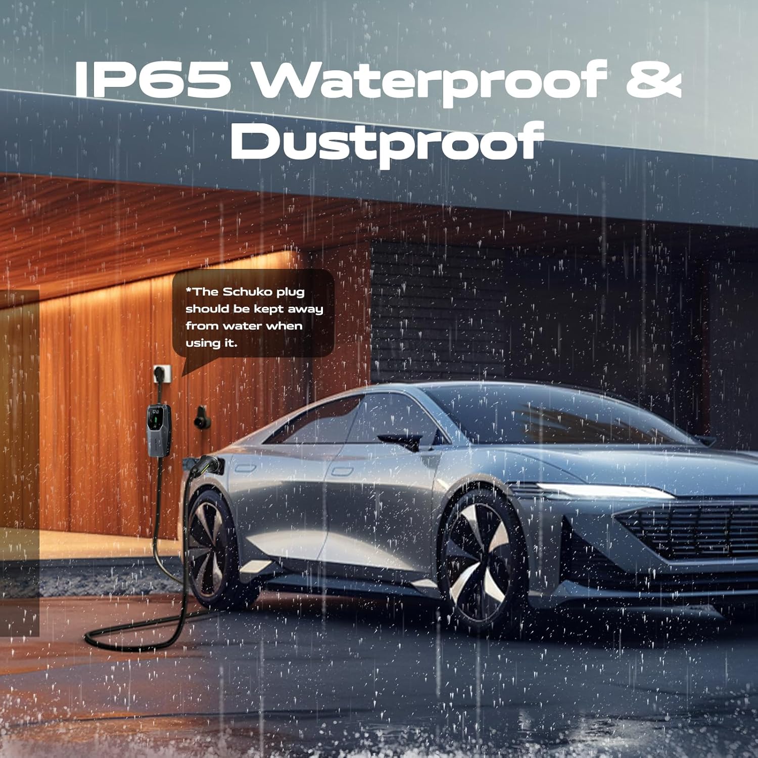 Thumbnail 4 de VDLPOWEREU EV Charger 3kW Type 2 (6–13A) 10m with LED display, IP65 single-phase home cable