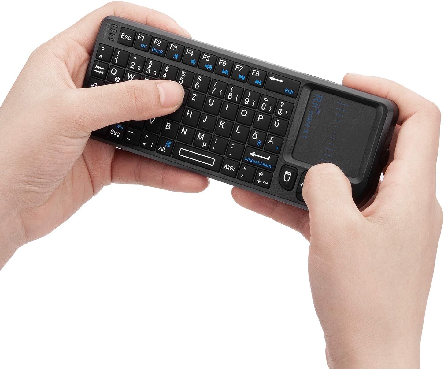 Thumbnail 5 de Rii X1 Mini Tastatur Wireless mit Touchpad 10M