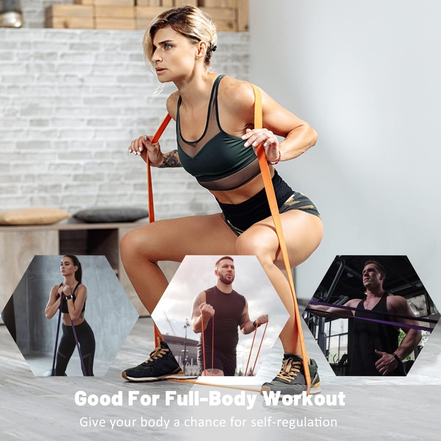Thumbnail 5 de Resistance Bands Pull Up Assist Set 5-Pack