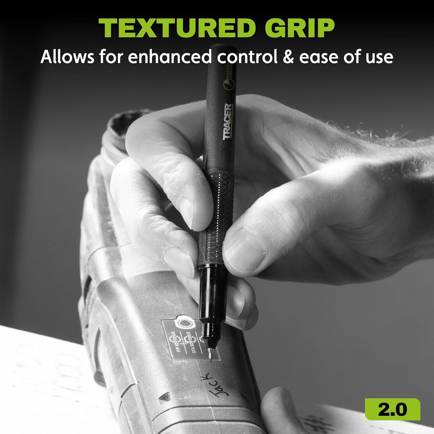 Detalle 2 de Tracer 2.0 Ultra Fine Tip Black Permanent Markers (12 Pack)