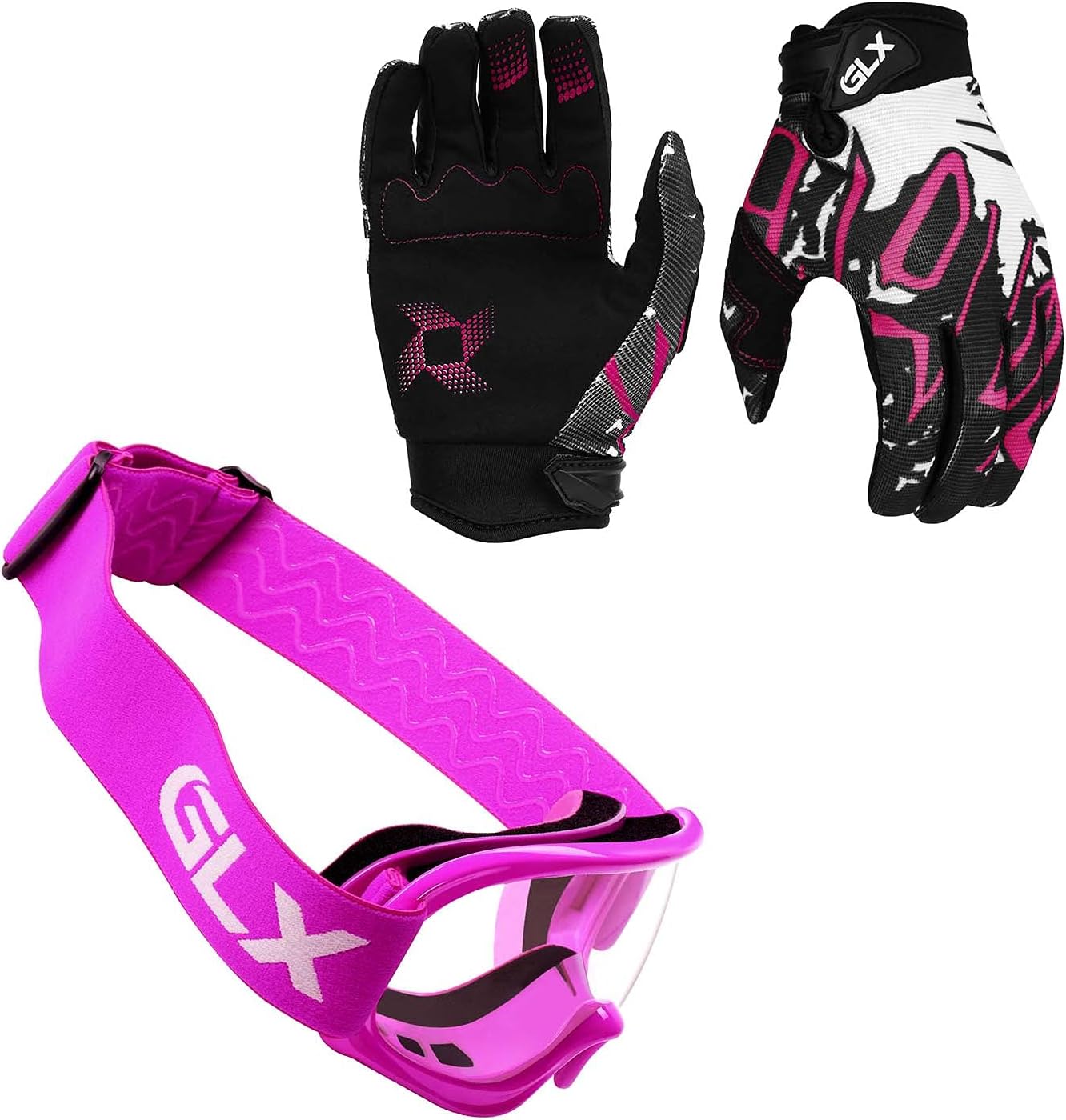 Thumbnail 6 de GLX GX623 Youth ATV/Dirt Bike Helmet Combo - Graffiti (Large)