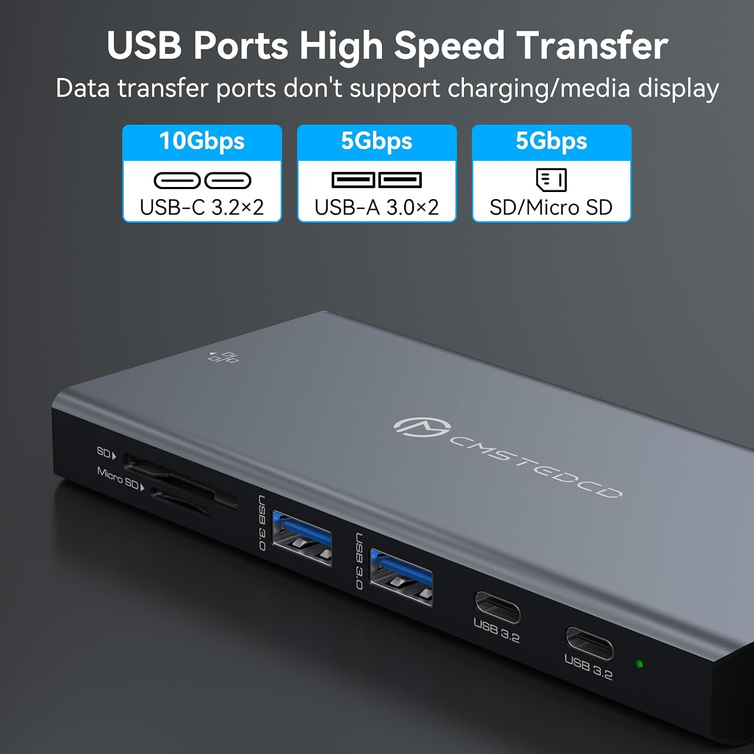 Detalle 2 de DGYBDFC USB-C Docking Station 12-in-1
