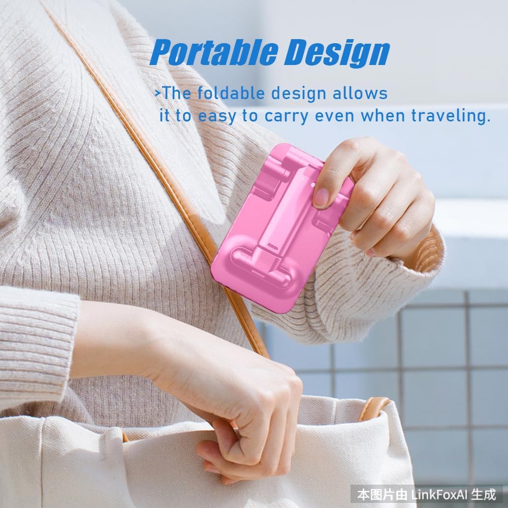 Thumbnail 4 de OGMAPLE Sakura Pink Foldable Phone Stand for Devices Under 8 Inches