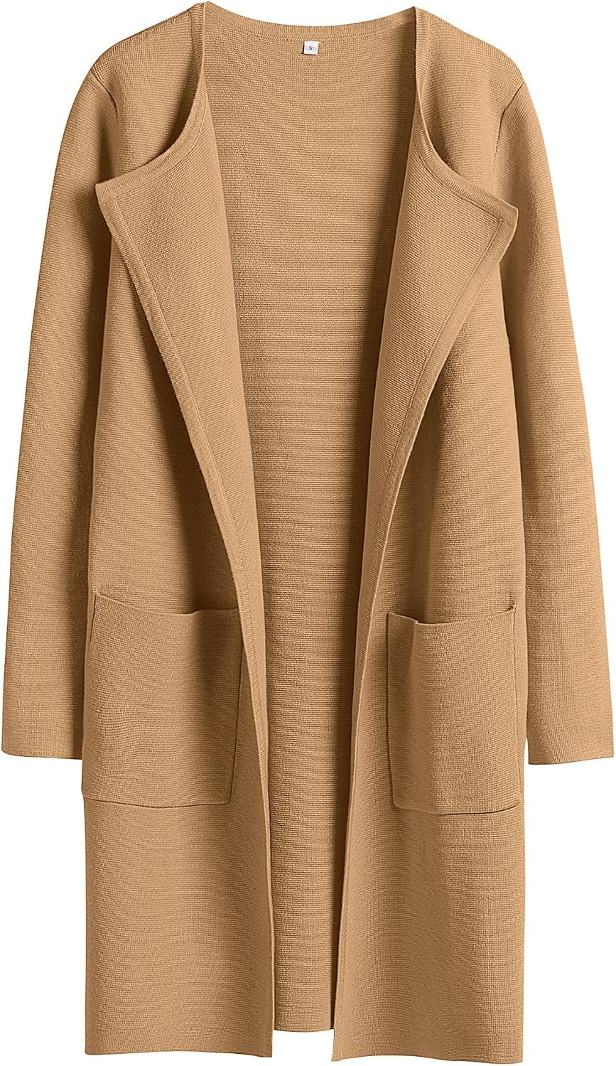 Detalle de ANRABESS Cardigan Open Front with Pockets XS-XXL