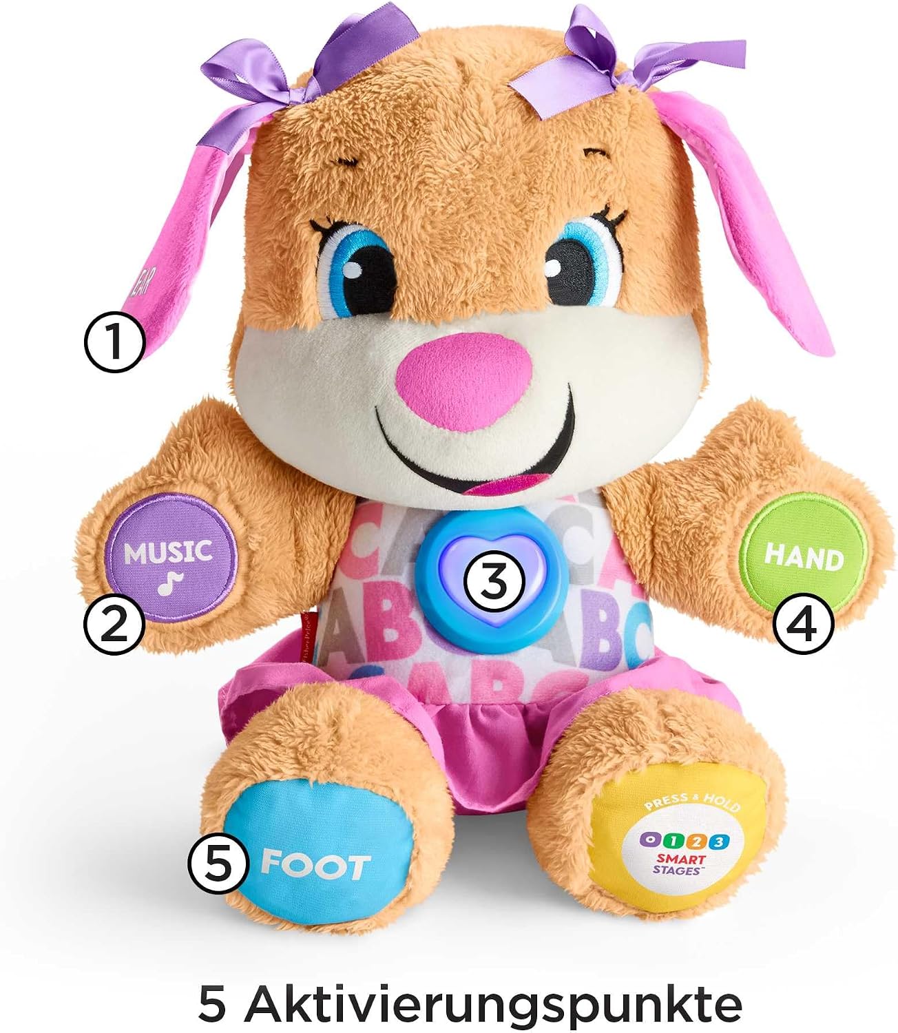 Detalle de Fisher-Price Hundefreundin Lernspielzeug 6 Monate