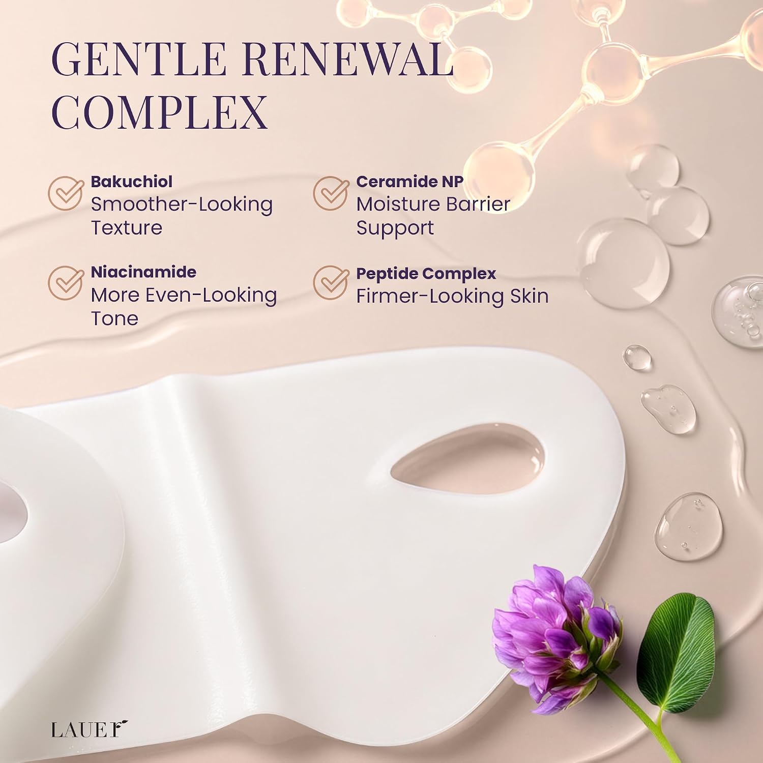 Thumbnail 2 de LAUER COSMETIC Hydrogel Mask, 5 Count