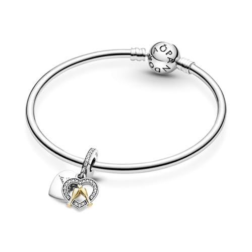 Thumbnail 2 de Pandora Colgante Iconos Copas de Celebración: Pandora Moments en Plata de Ley y Oro 14K con Circonitas