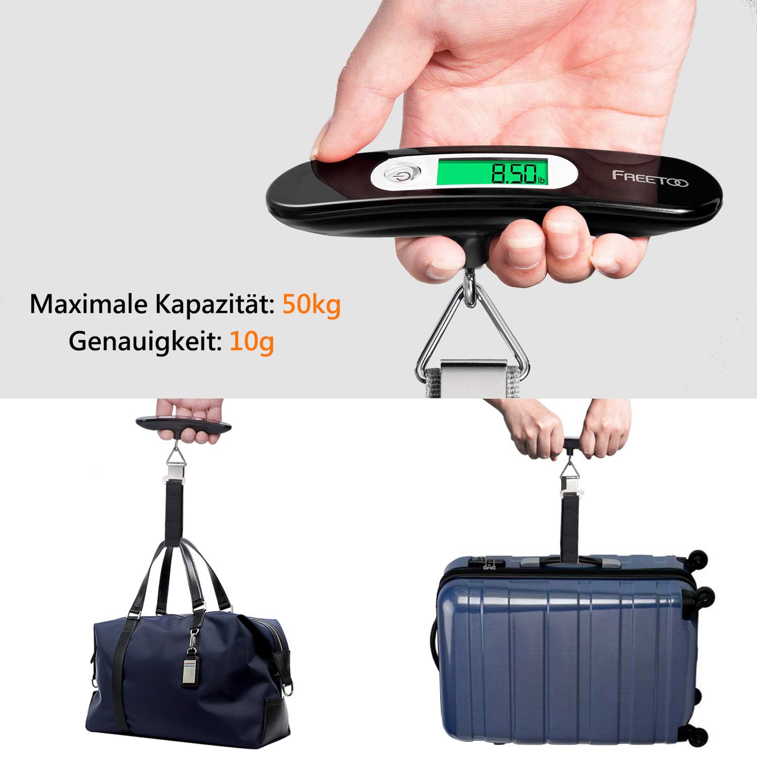 Detalle 2 de FREETOO Gepäckwaage Digital bis 50 kg