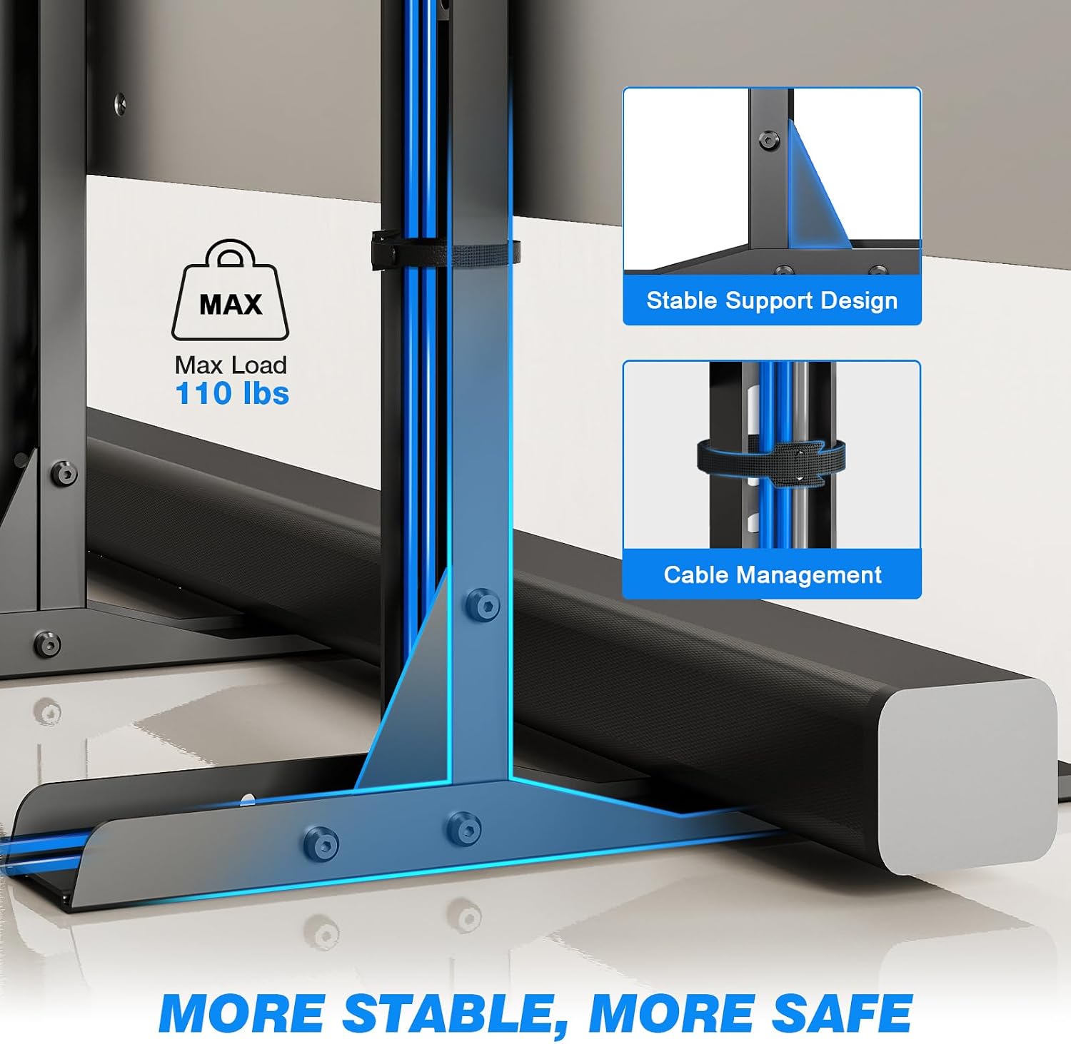 Detalle de Rfiver Universal TV Stand Mount, 110 lbs