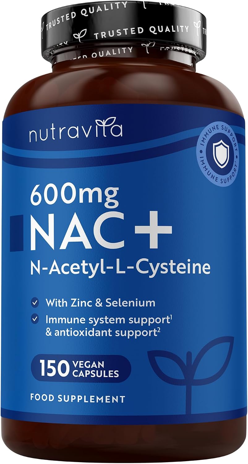 Thumbnail 6 de NAC N-Acetil-Cisteina 600 mg di Nutravita – Integratore vegan 150 capsule