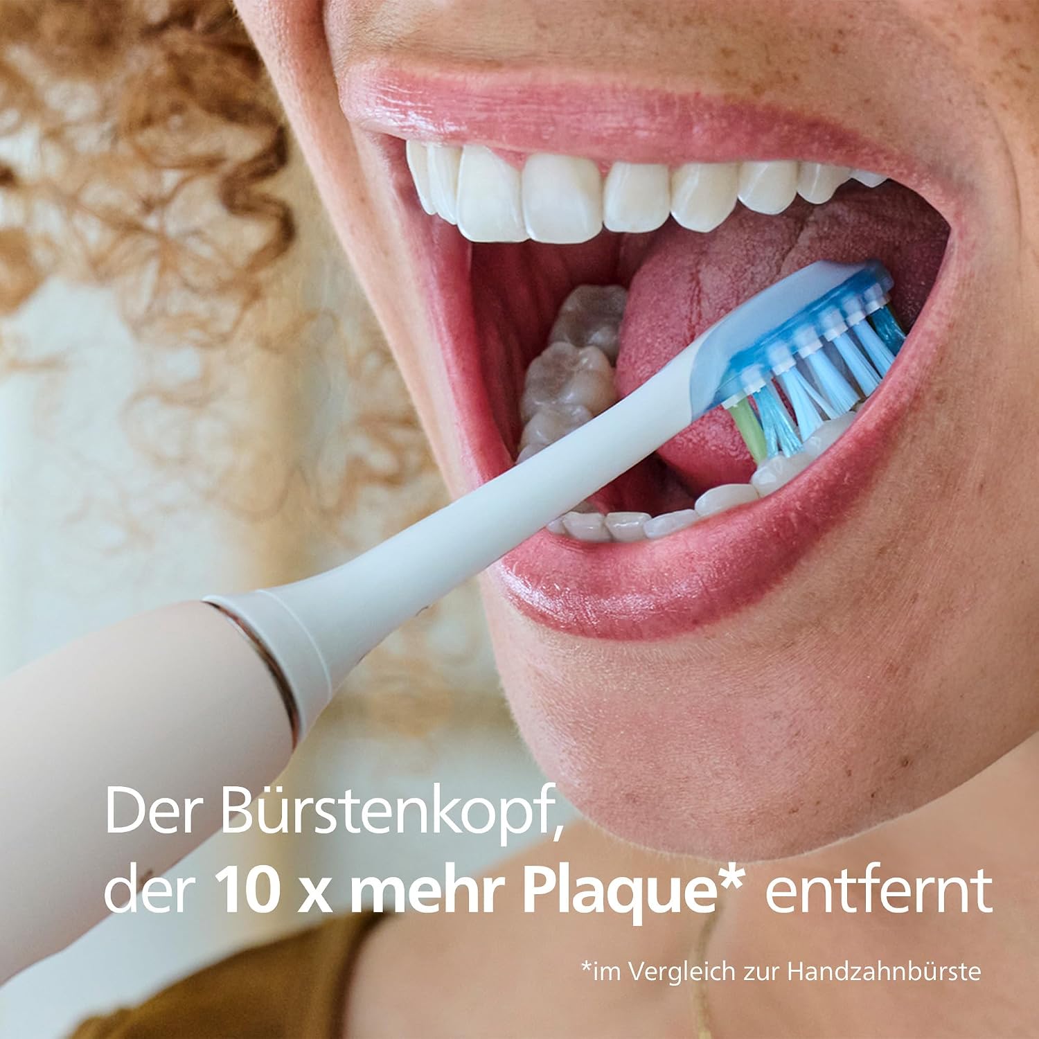Detalle de Philips Sonicare C3 Premium Plaque Defense: Original Ersatzbürstenköpfe, Weiß, 6er-Pack (HX9046/87)