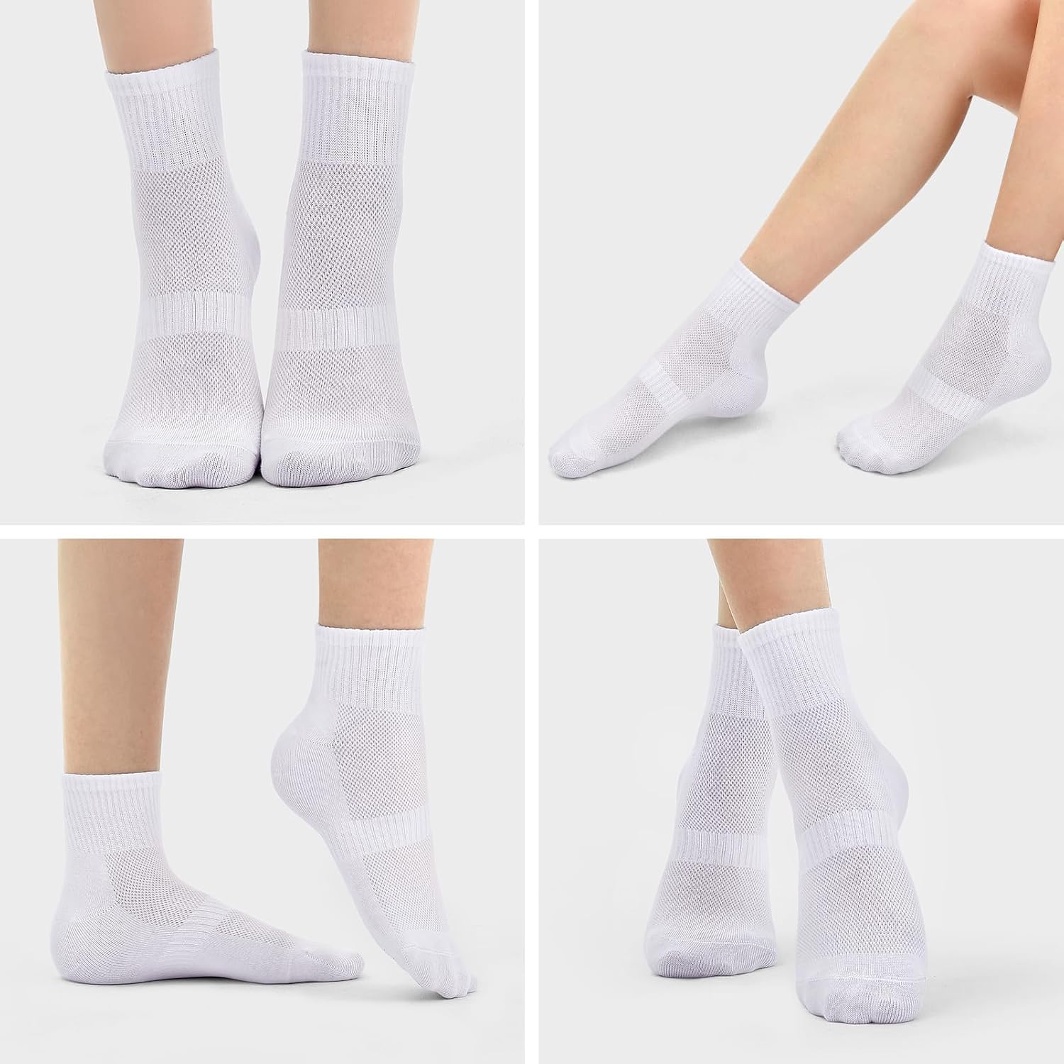 Detalle 2 de Ipletix Women's Ankle Socks, 6 Pairs