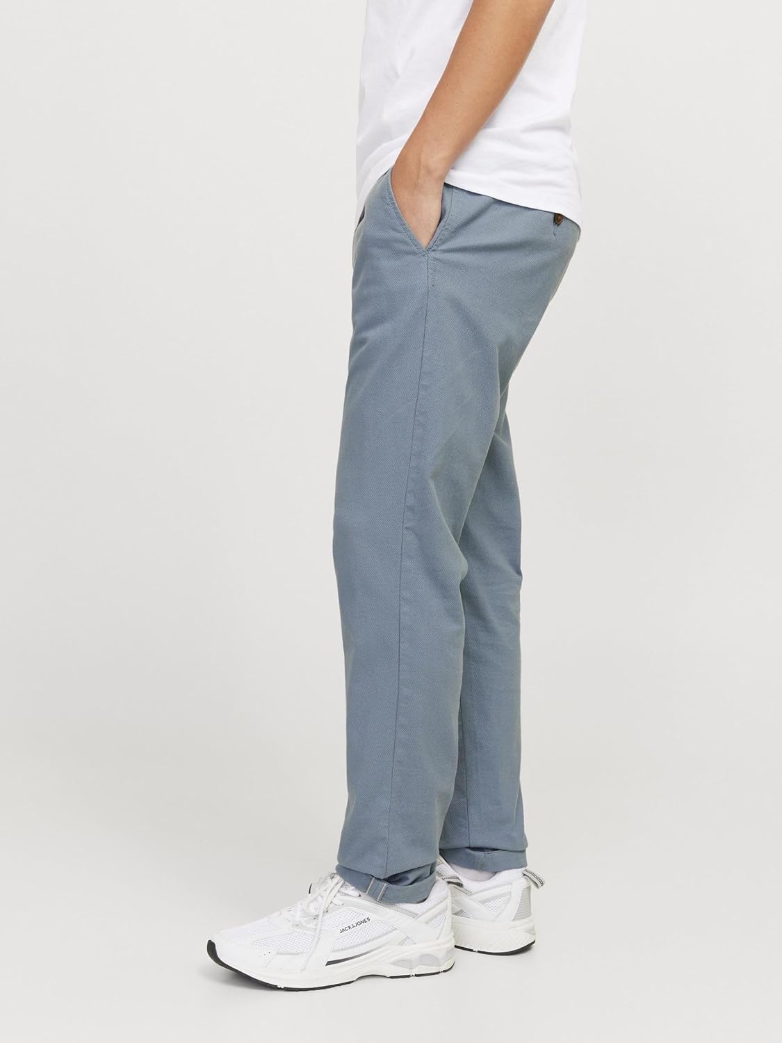 Thumbnail 6 de JACK & JONES Pantalon chino slim fit pour homme – Low rise, coton recyclé