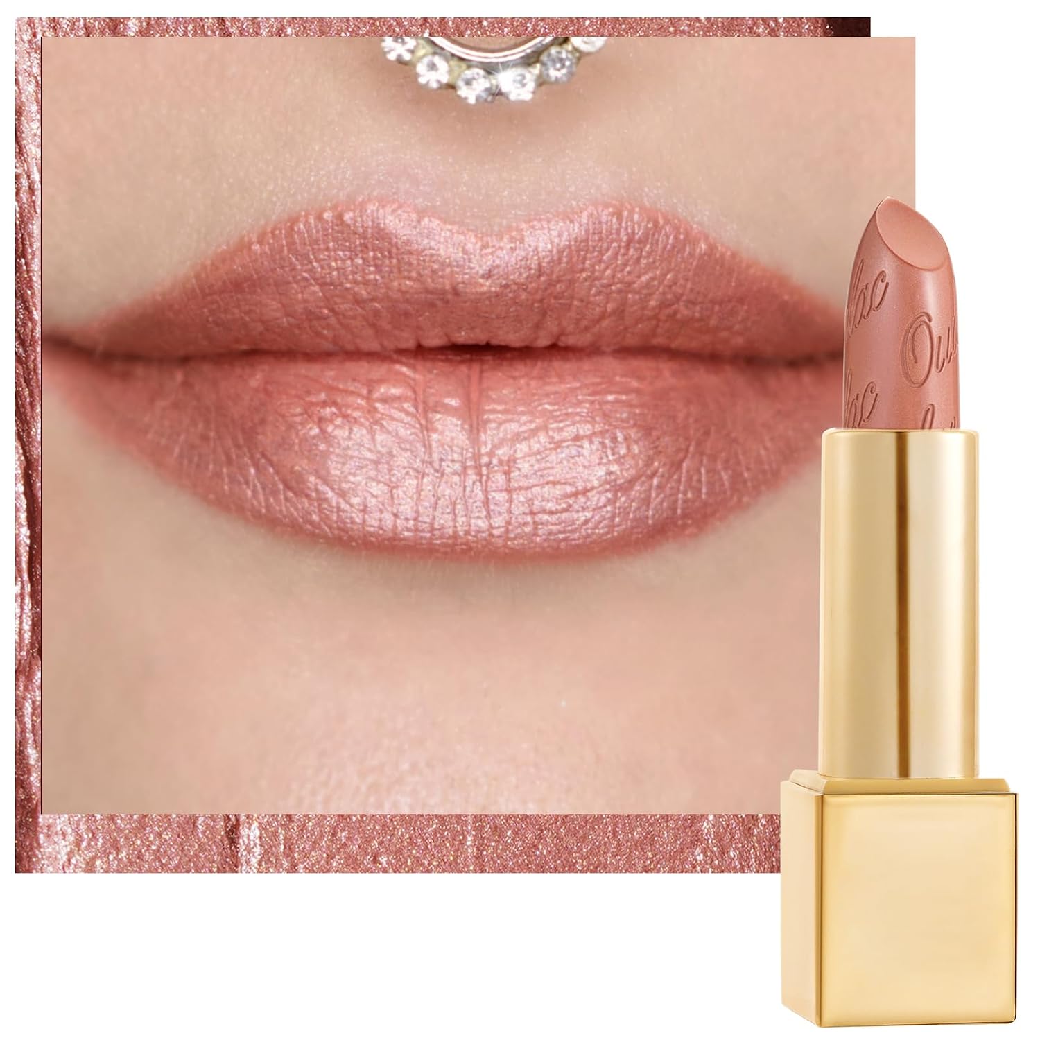 Detalle de OULAC Lippenstift Metallic Glanz Finish 4.3g