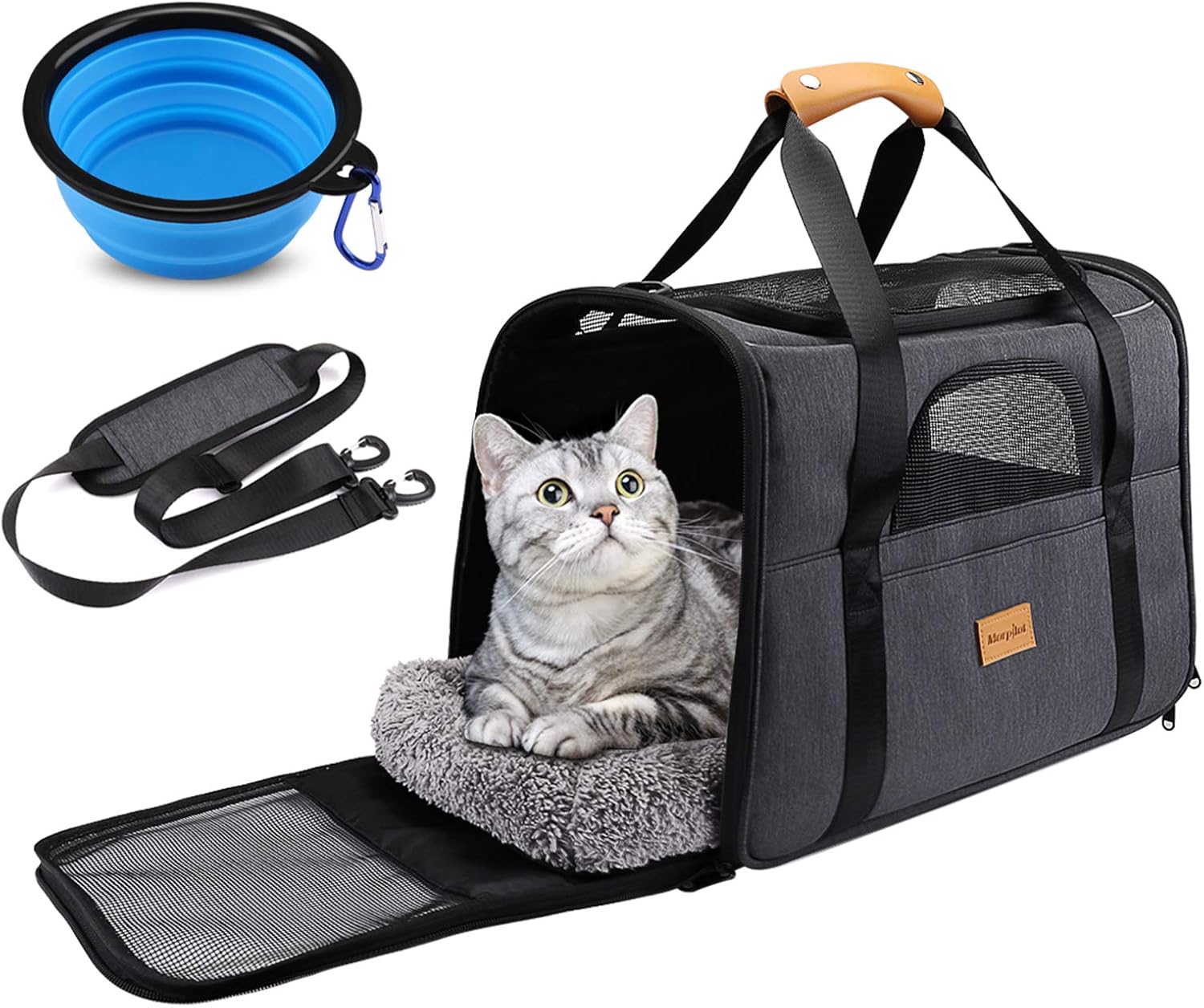 Thumbnail 6 de Transportín gato y perro plegable con cojín