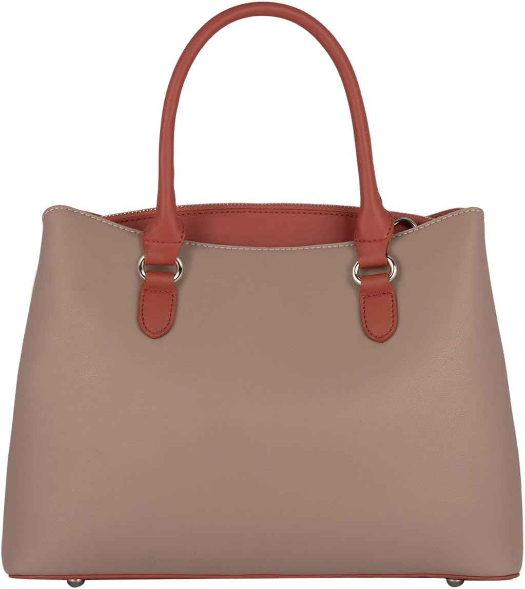 Thumbnail 3 de David Jones sac à main femme Cabas fourre-tout bicolore en PU (taille moyenne, 3 compartiments) porté épaule/bandoulière