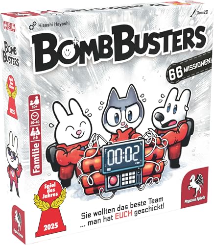 Detalle de Bomb Busters – Pegasus Spiele (Familienspiel, Gesellschaftsspiel)