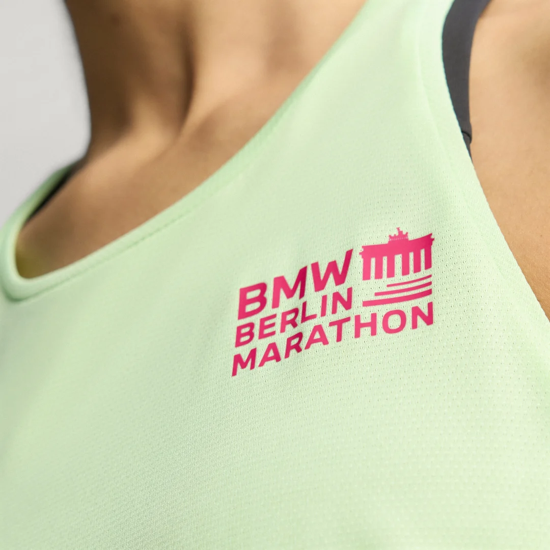 Thumbnail 3 de Camiseta sin mangas Adidas BMW Berlin-Marathon 2025 verde