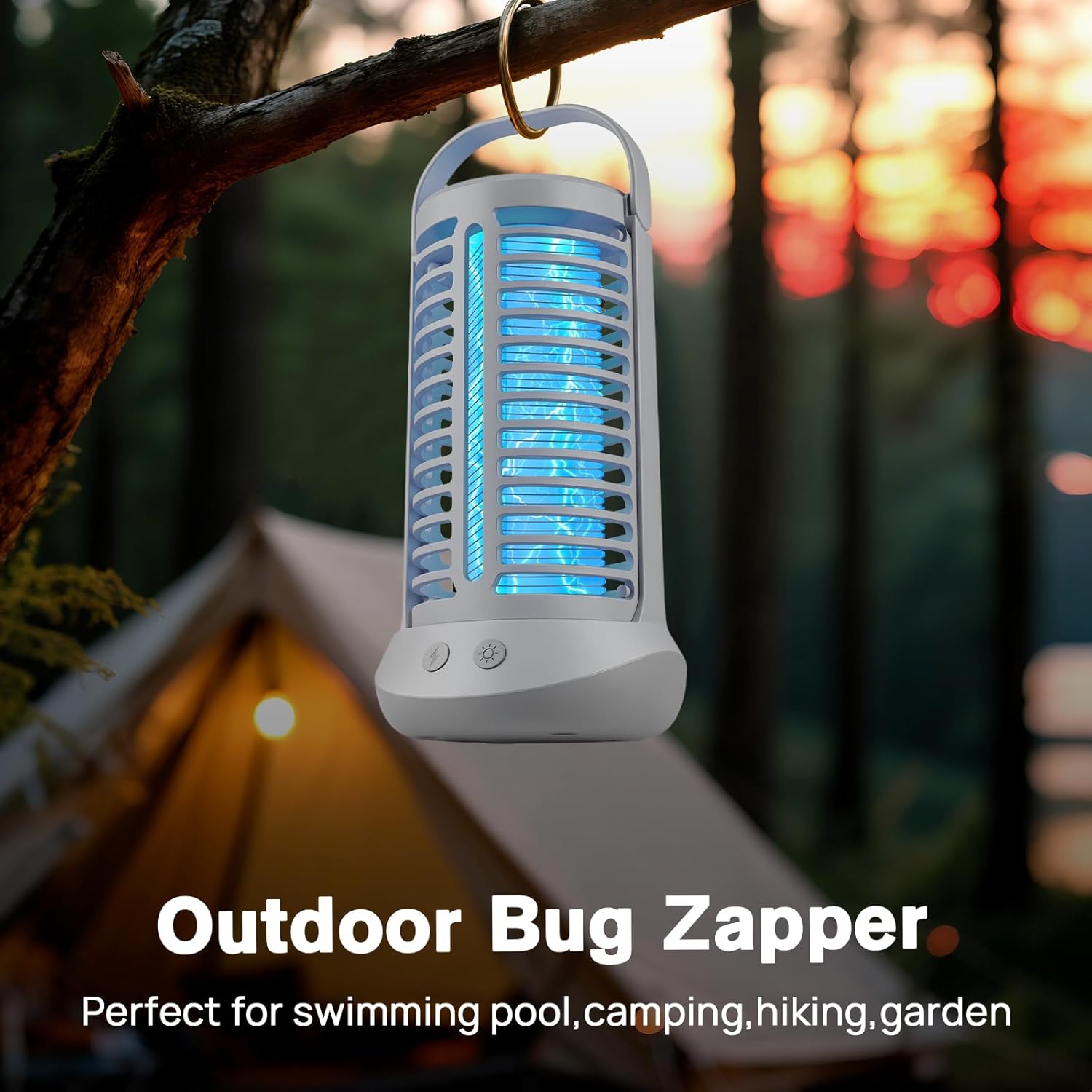Thumbnail 6 de Bug Zapper Outdoor: 2-in-1 4200V Electric Mosquito Zapper and Lantern