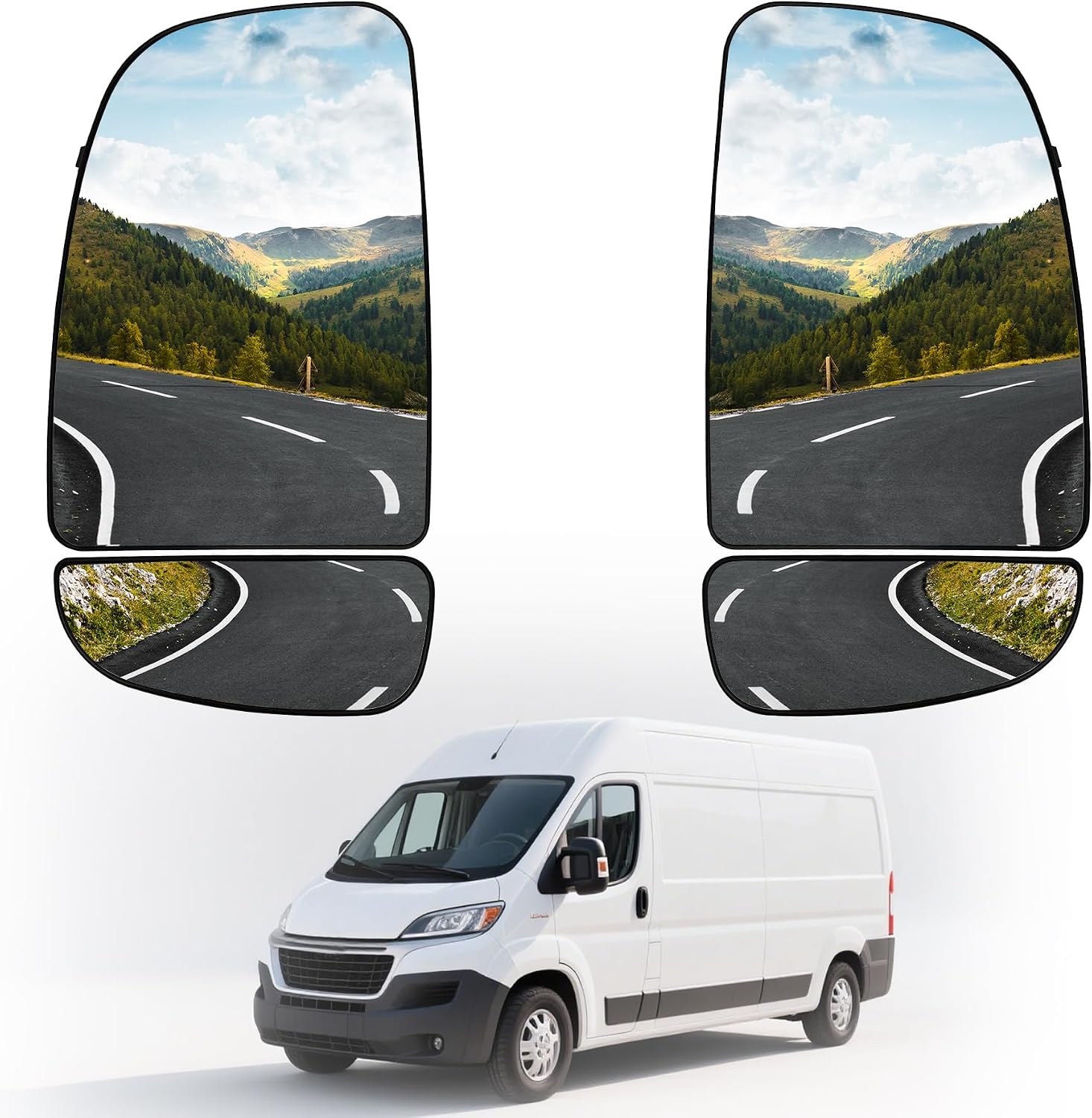 Convitex Wing Mirror Glass Heated for Fiat Ducato