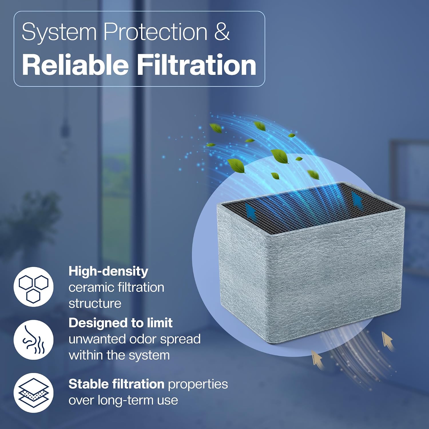 Detalle 2 de 2x Keramikfilter Typ 3 für Geberit 147.072.00.1