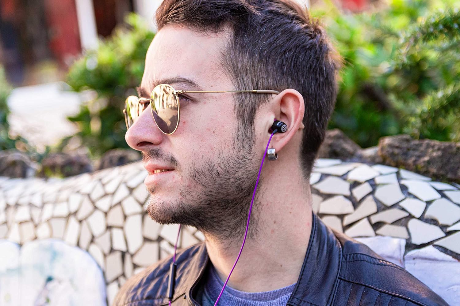 Thumbnail 1 de Ludos CLAMOR wired in-ear headphones with microphone, call control and 5-year warranty