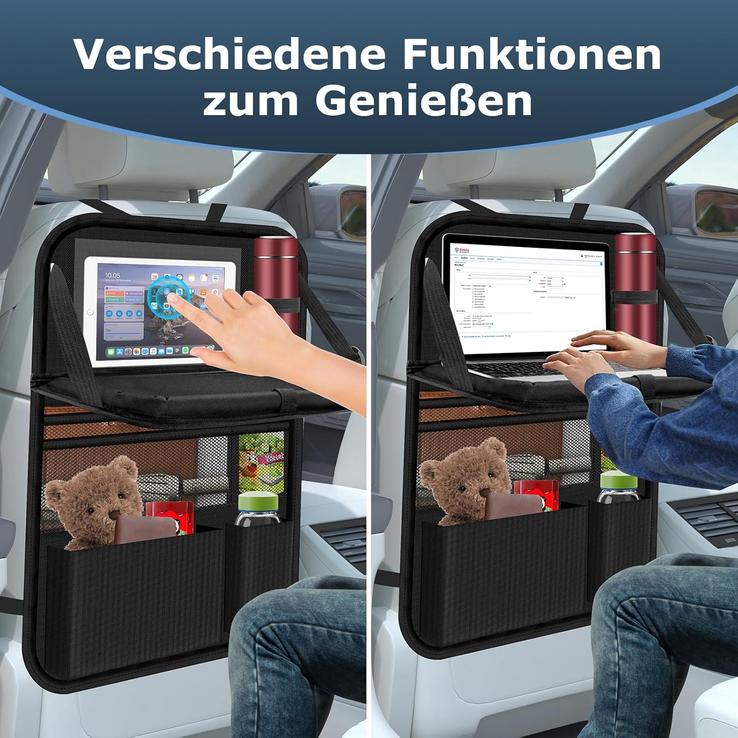 Thumbnail 5 de Oneyus Auto Organizer Rücksitz-Organizer 1 Tablet Tasche