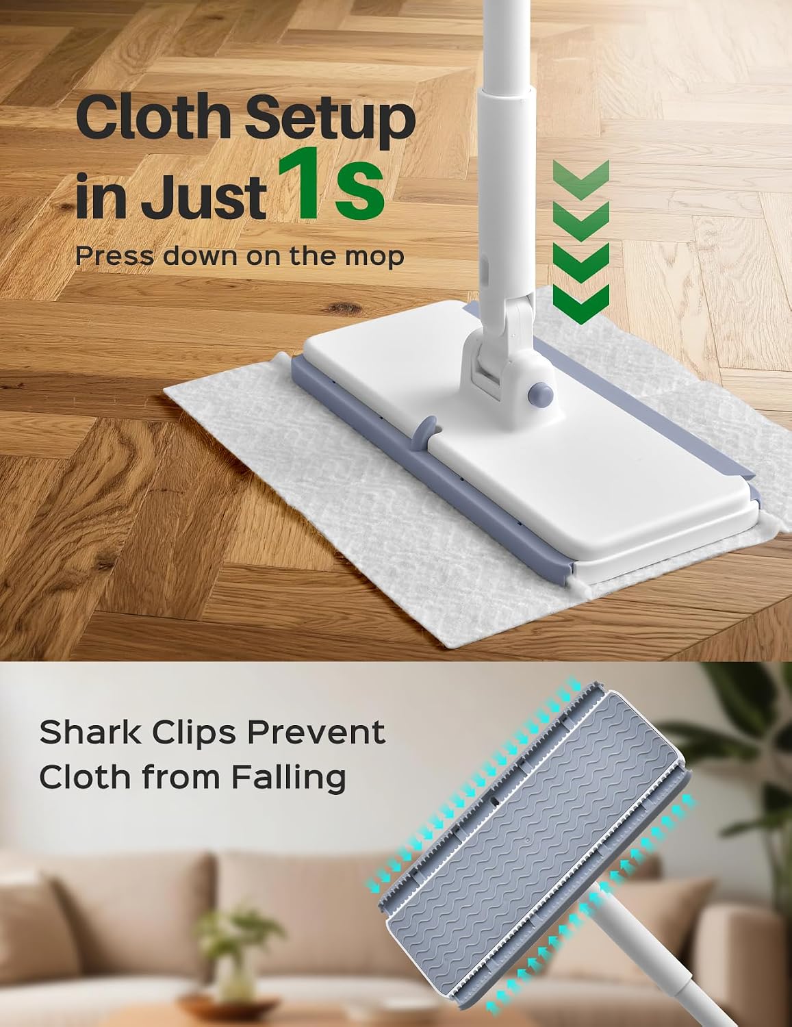 Detalle 2 de LyriFine Sweep and Mop 2-in-1 Kit