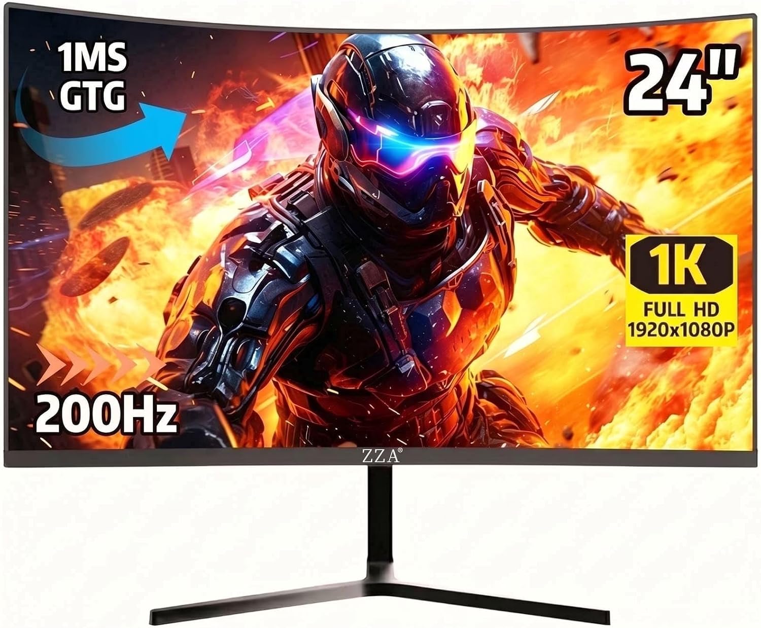 Detalle de ZZA 27 Inch Curved Monitor 280Hz