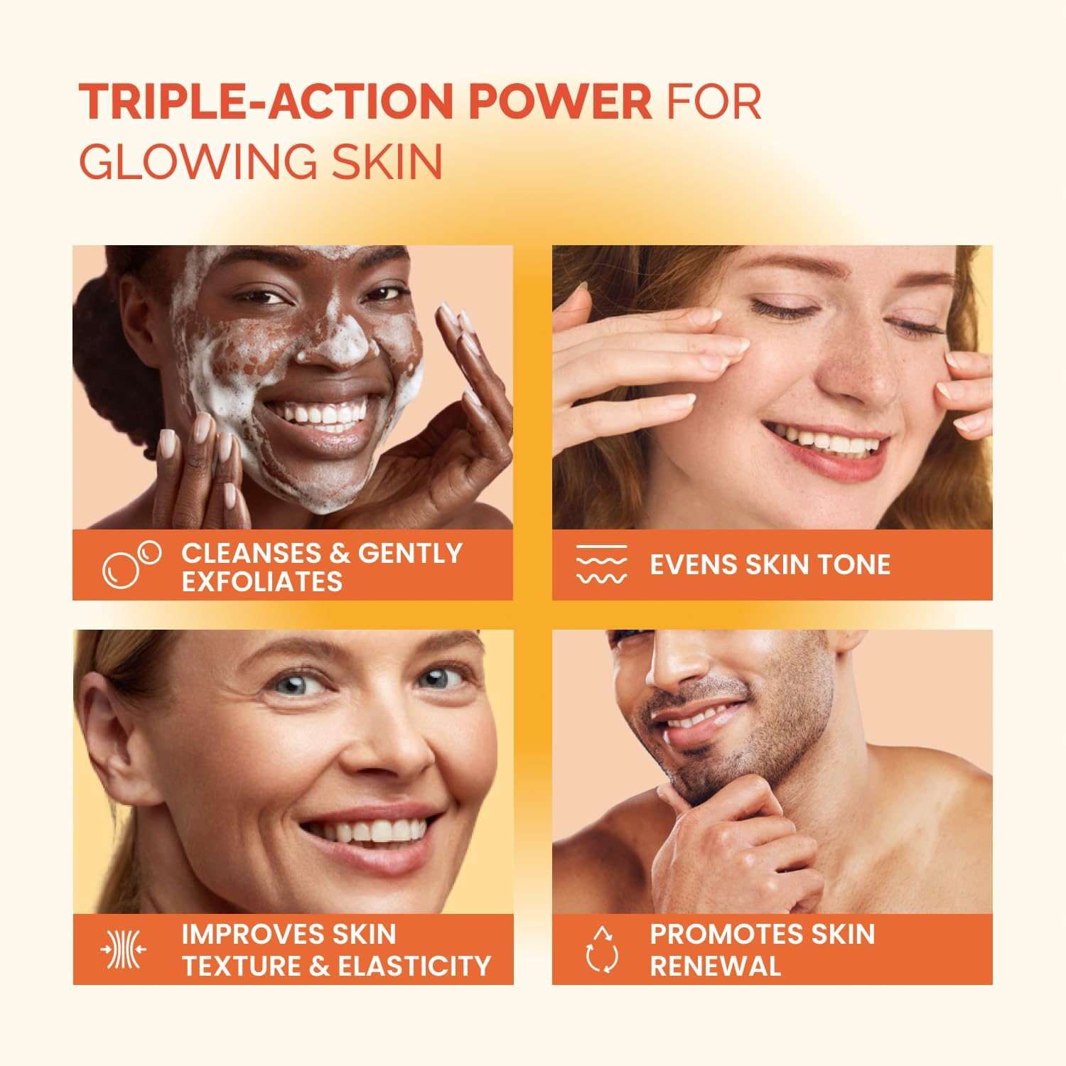 Detalle 2 de PLANTIFIQUE Turmeric & Kojic Acid Soap – Lab Tested, 2 Bars for Dark Spots & Hyperpigmentation