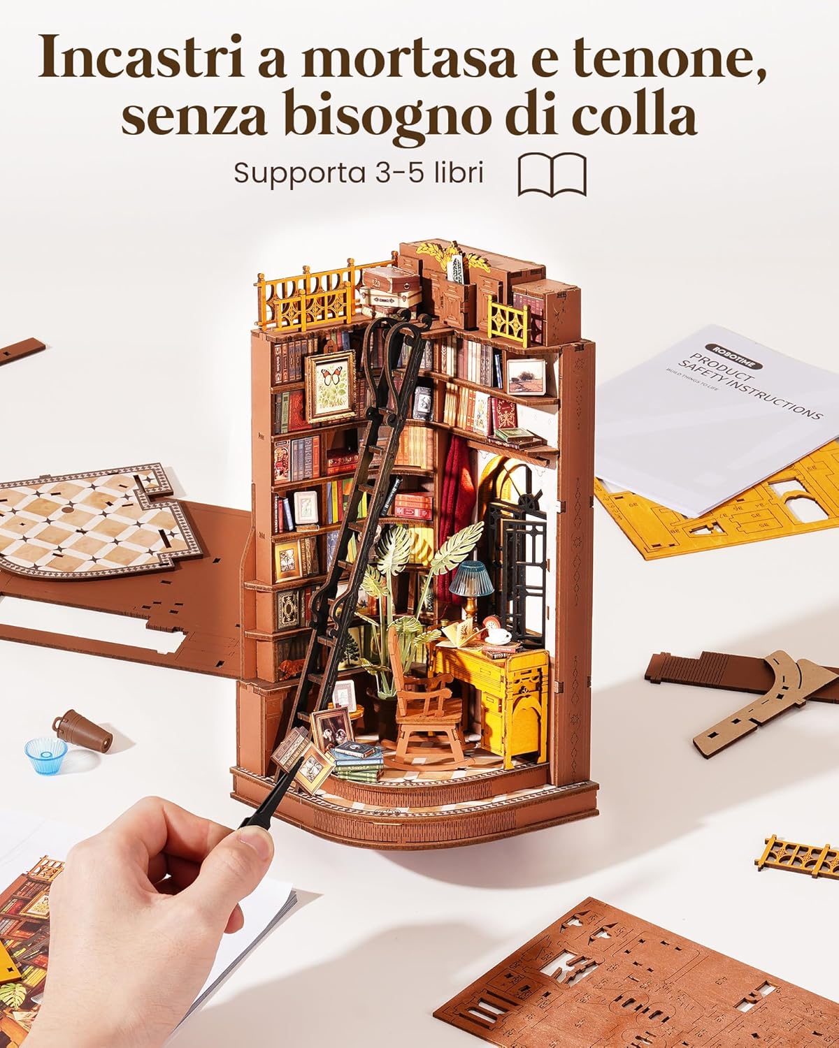 Thumbnail 4 de Rolife Book Nook Studio D'angolo 3,5 ore