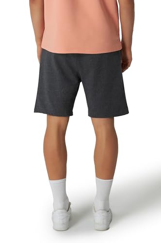 Detalle de ROSS CAMP Sporthose Herren Kurz – Kurze Jogginghose aus Baumwolle, Regular Fit (S, Anthrazit)