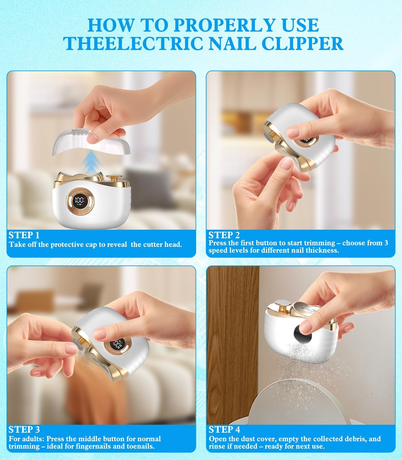 Detalle 2 de Upgrad Electric Nail Clipper
