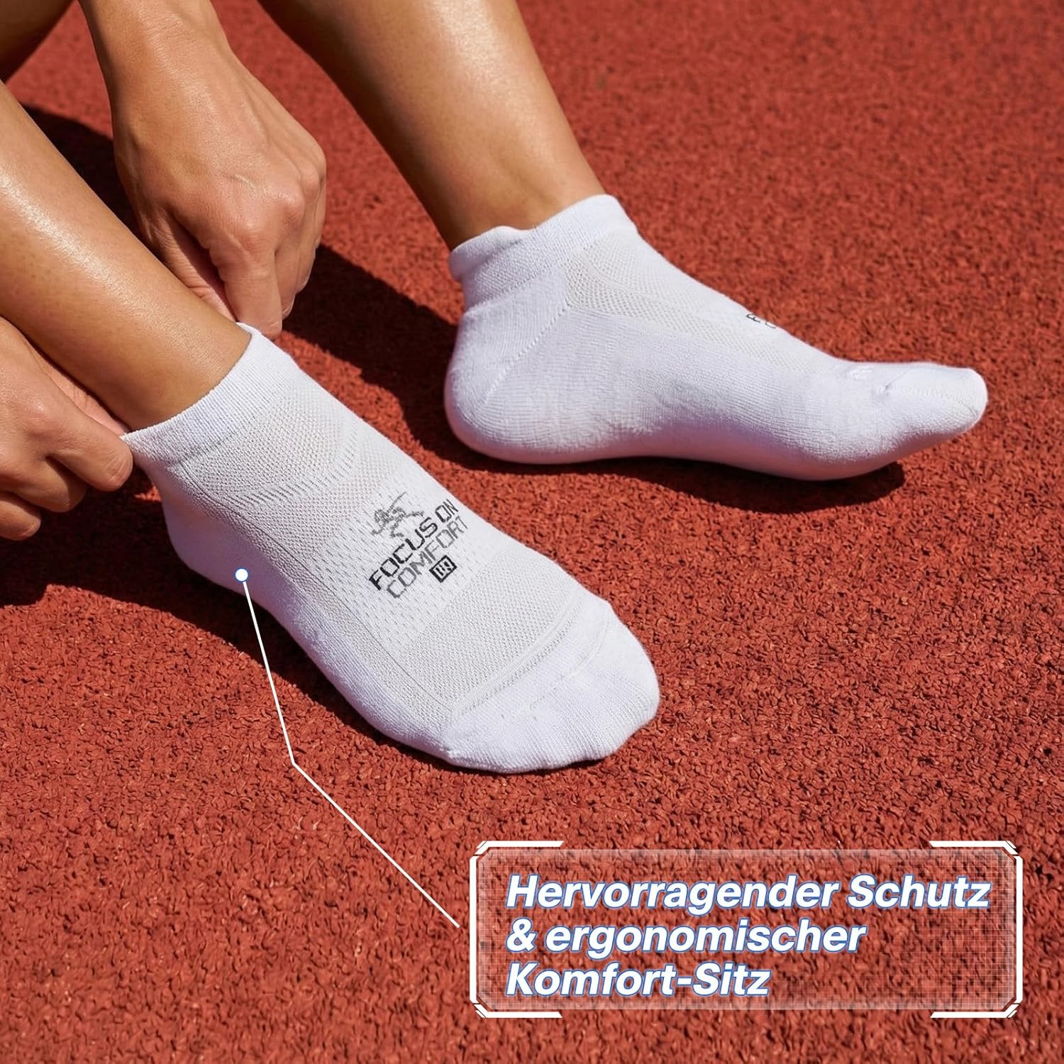 Thumbnail 4 de EconioSocken Coolmax Laufsocken Kurz (3/6 Paar) – atmungsaktive Sneaker-Socken gegen Blasen